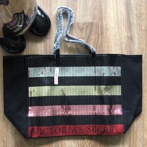 Victoria’s Secret Sequin Tote Bag NWT